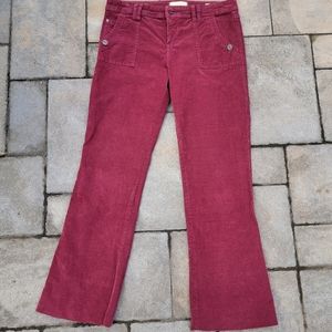 Sanctuary The Catch Burgundy Corduroy Pants 29
